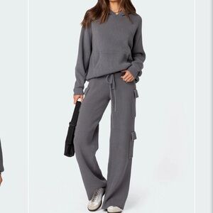 NWT Edikted Sweater Set in Grey